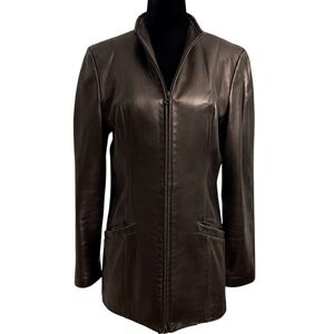 Danier leather jacket black size small